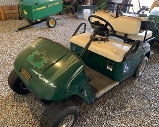 EZ Go Golf Cart & John Deere Pull #15 Behind Cart 16,060 lb. Capacity!