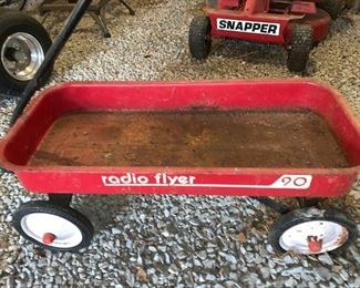 Vintage Radio Flyer Wagon!