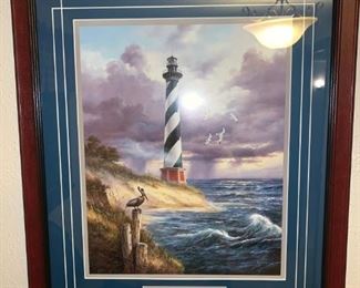 Rudi Reichardt Framed Lighthouse Print!