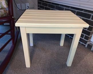 2 Yellow Patio Tables!