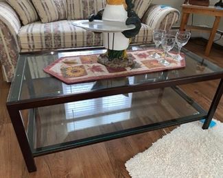Metal/Glass Coffee Table!