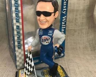 Nascar Bobblehead sponsored by Miller Lite--Rusty Wallace