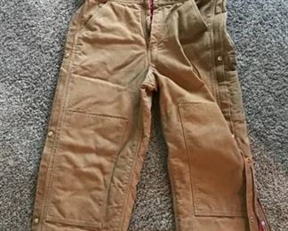 Carhartt Quilt Lined Duck Bib Overalls