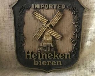 Molded Plastic Bar Wall Decor-Imported Heineken