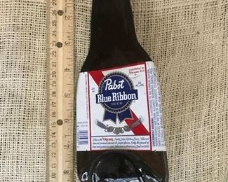 Smashed Pabst Blue Ribbon Beer Bottle Night Light (works)