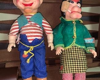 VINTAGE DOLLS MAMMY AND PAPPY YOKUM DOGPATCH BY AL CAPP BABY BARRY TOYS 