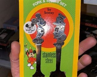 DISNEY FORK AND SPOON SET