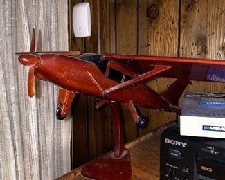 AIRPLANE WOODEN MODEL 