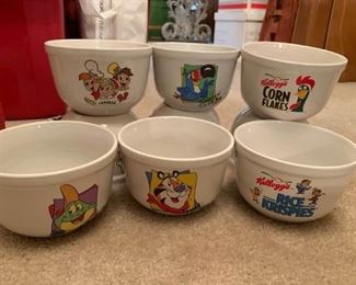 9 Houston Harvest cereal bowls