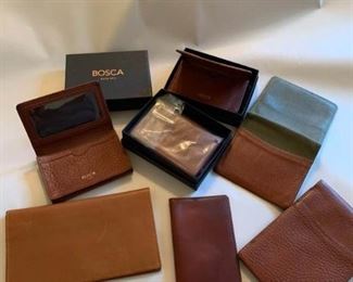 Bosca Fine Leather wallets