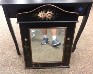 FOYER TABLE & MATCHING MIRROR