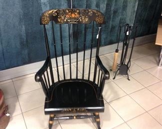 WOODEN ROCKER