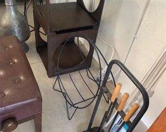 Mid Century fireplace set