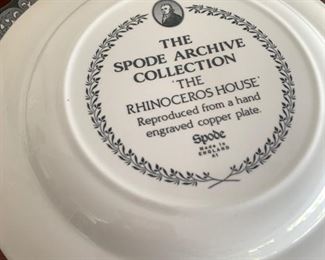 Spode collector plates