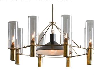 Vintage Robert Long Oliver Chandelier  http://robertlonglighting.com/oliver-chandelier-with-reflector-5079/