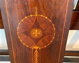 Full Size Bed with Inlay