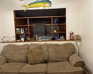 Sleeper Sofa, Assorted Decor'