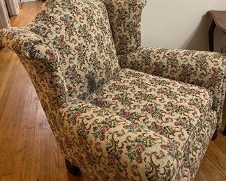 Oversized Tapestry Arm Chair