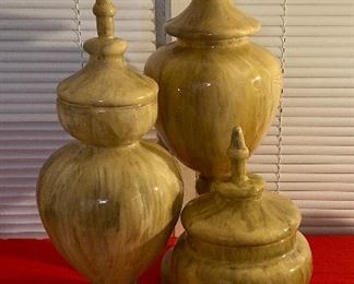 Set of Faux Marble Decor'