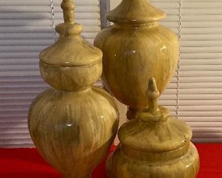 Set of Faux Marble Decor'