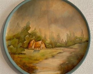 Hand Painted on Wood by Local Artist