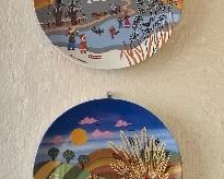 Hand Painted Collectible Plates