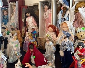 Assorted Collection & Variation of Dolls, Avon Collection of Storybook Dolls, Ginny Dolls