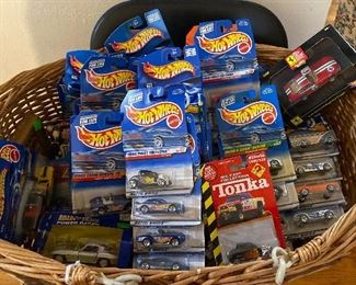 Hot Wheels, Tonka, Matchbox, Many Assorted Collectible Dye Cast Models in Original Packaging