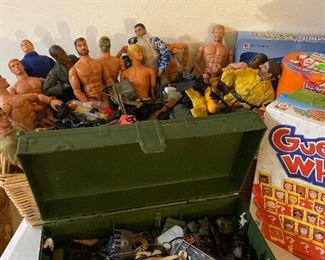 Lot of G.I. Joe Dolls, Clothing, Accessories, Different Branches of Service, First Responders a Great Collection