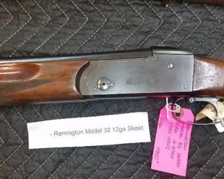 Remington 32 Skeet	12 ga	SN 4###
PPGS 80-85%