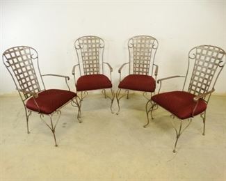 Steel Basket Weave Chairs