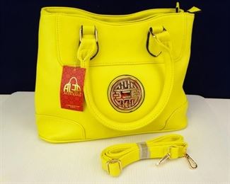 Alfa Bags Yellow Leather Purse