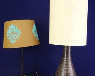 Decorative Table Lamps & Shades (2)