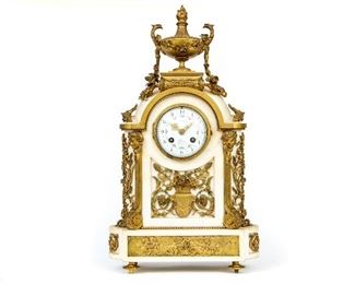 Extraordinary Really Fine French Bronze Clock Of Linke Quality