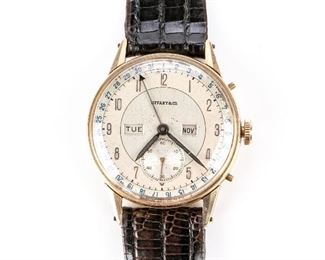 Tiffany & Co. Gold Watch From The Estate Of Claudius Philippe - Working