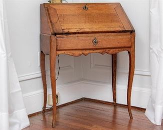 18th Century French Walnut Bonheur Du Jour, Ca. 1770-1800