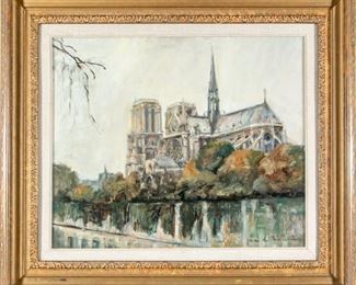 Jacques Favre De Thierrens (1895-1973) Notre Dame Cathedral
