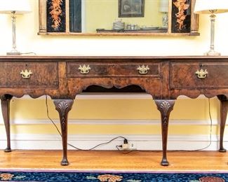 English Walnut Welsh Dresser Ca. 1900