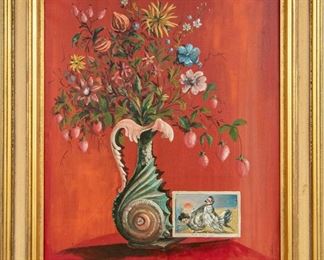 Ardovino Oil On Canvas Floral Still Life