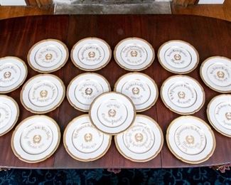 17 Service Plate For Board Of Directors Include Claudius Charles Philippe From Waldorf Astoria