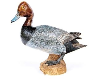 Jean Maillard (Belgian, 1901 - 1991) Incredible Duck Sculpture, Carved And Hand Painted