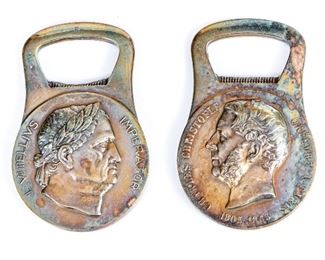 Two Vintage Christofle Silver Plate Bottle Openers