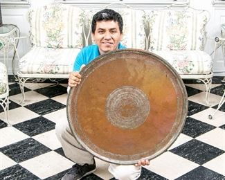 Massive Copper Antique Charger
