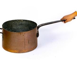 Smith & Anthony Heavy Large Antique Copper Pot