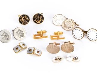 Great Vintage Collection Of Cufflinks