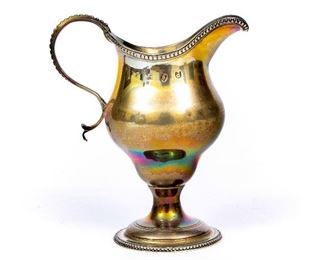 English Georgian Sterling Silver Pitcher, London, 1779-1780