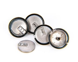 Platinum & Diamonds Cuff Links - 1 As Is