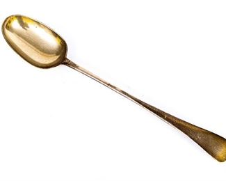 Georgian Silver Stuffing Spoon, London 1777-78