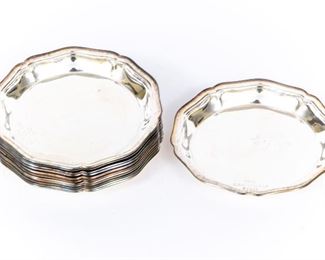 Set Of 12 Vintage Christofle Paris Coasters