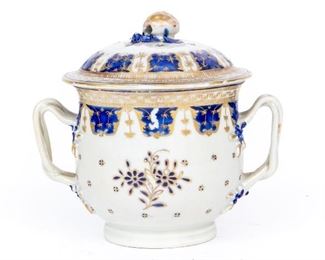 Chinese Export Lidded Bowl